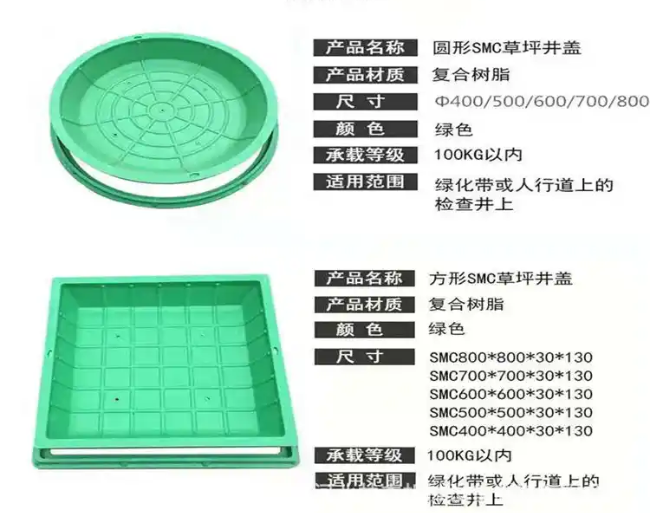 兴化树脂复合种植井盖展示